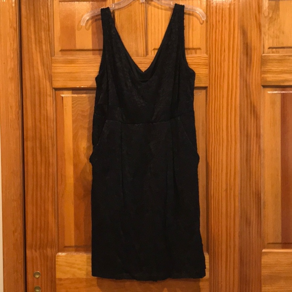Black lace dress